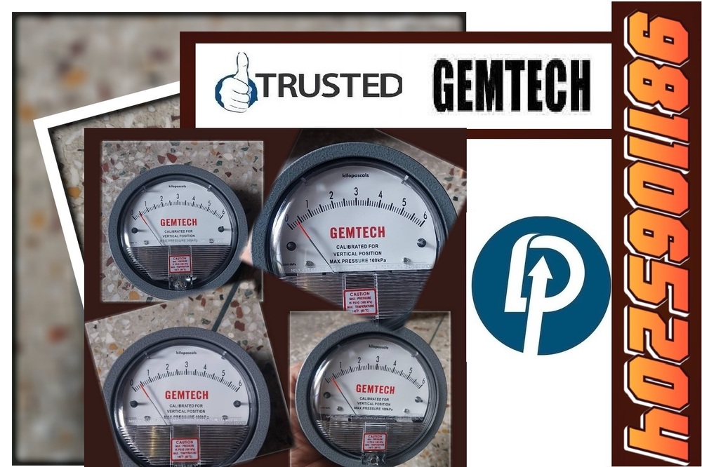 GEMTECH DIFFERENTIAL PRESSURE GAUGE NR Hansa Industrial Park Dera Bassi Punjab