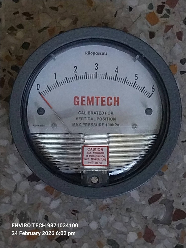 GEMTECH DIFFERENTIAL PRESSURE GAUGE NEAR Chand Mohalla DELHI