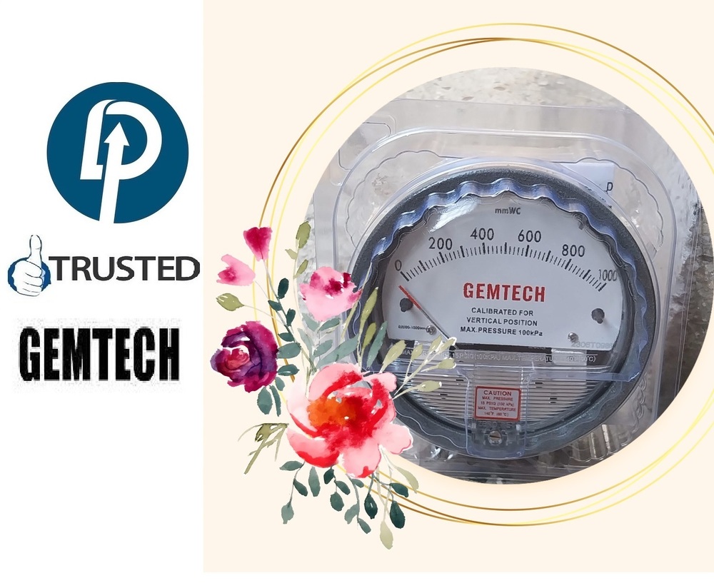 GEMTECH DIFFERENTIAL PRESSURE GAUGE DISTRIBUTOR PAN INDIA