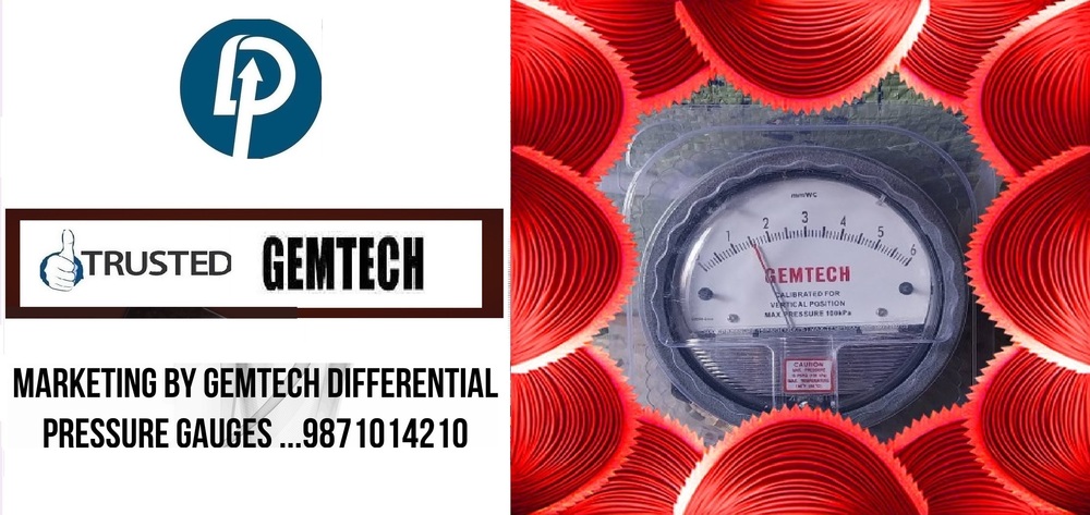 GEMTECH DIFFERENTIAL PRESSURE GAUGE DISTRIBUTOR BY Chand Mohalla,Gandhi Nagar DELHI
