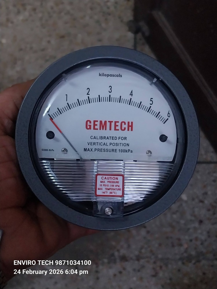 GEMTECH DIFFERENTIAL PRESSURE GAUGE In RIICO Industrial Area Manda Jaipur