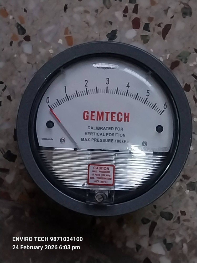 GEMTECH DIFFERENTIAL PRESSURE GAUGE In RIICO Industrial Area Manda Jaipur