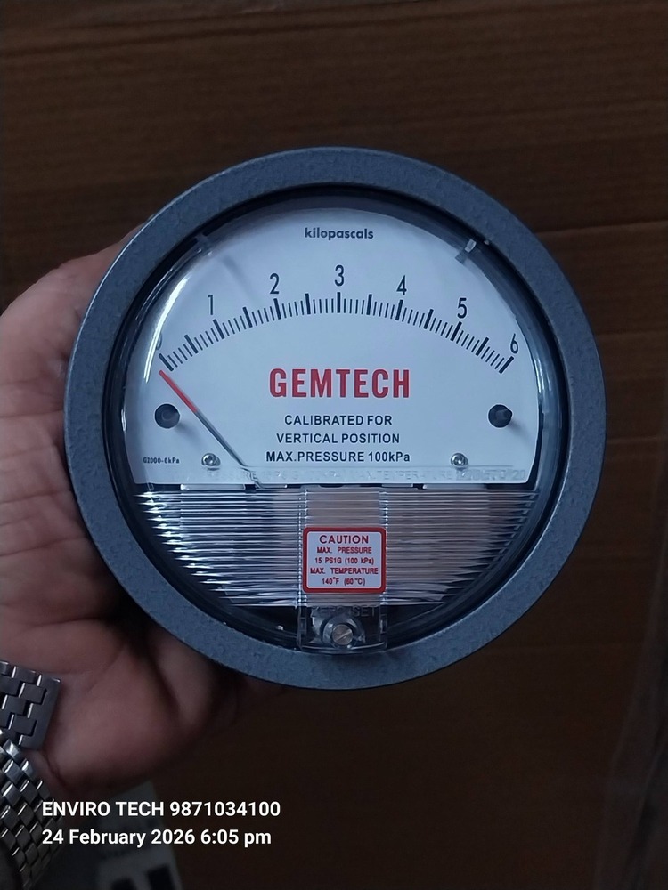 GEMTECH DIFFERENTIAL PRESSURE GAUGE In RIICO Industrial Area Manda Jaipur