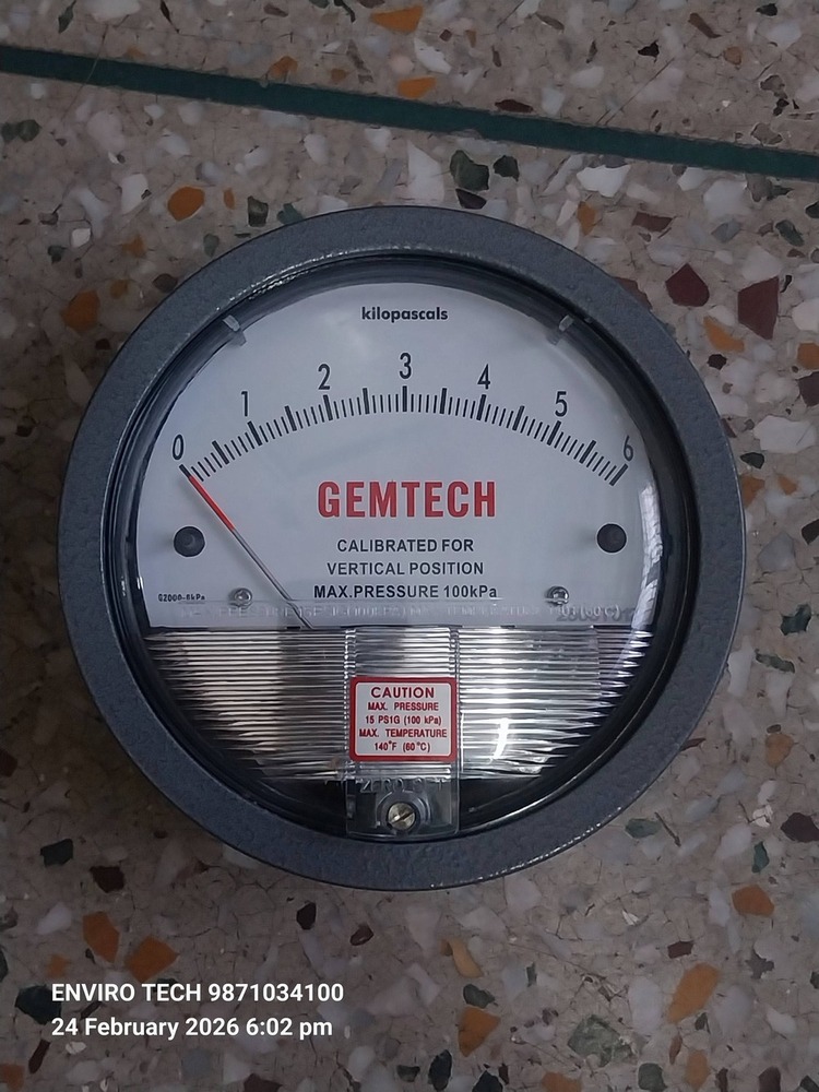 GEMTECH DIFFERENTIAL PRESSURE GAUGE In RIICO Industrial Area Manda Jaipur