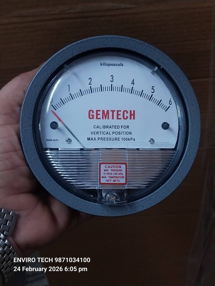 GEMTECH DIFFERENTIAL PRESSURE GAUGE In RIICO Industrial Area Manda Jaipur