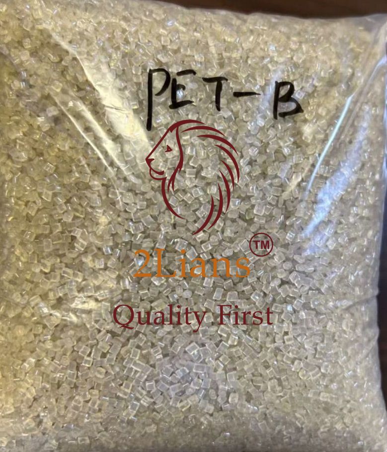 PET Recycled Pellets Grade B Yellowish color