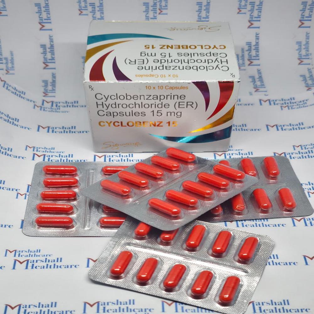 Cyclobenzaprine Hydrochloride Capsules - Brand Name: Cyclobenz