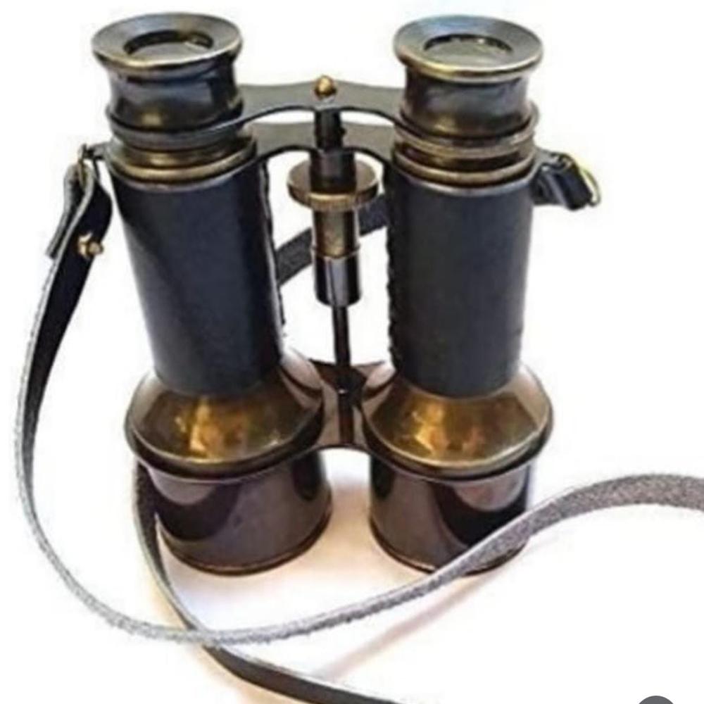 Antique Binoculars - Color: Golden Brown