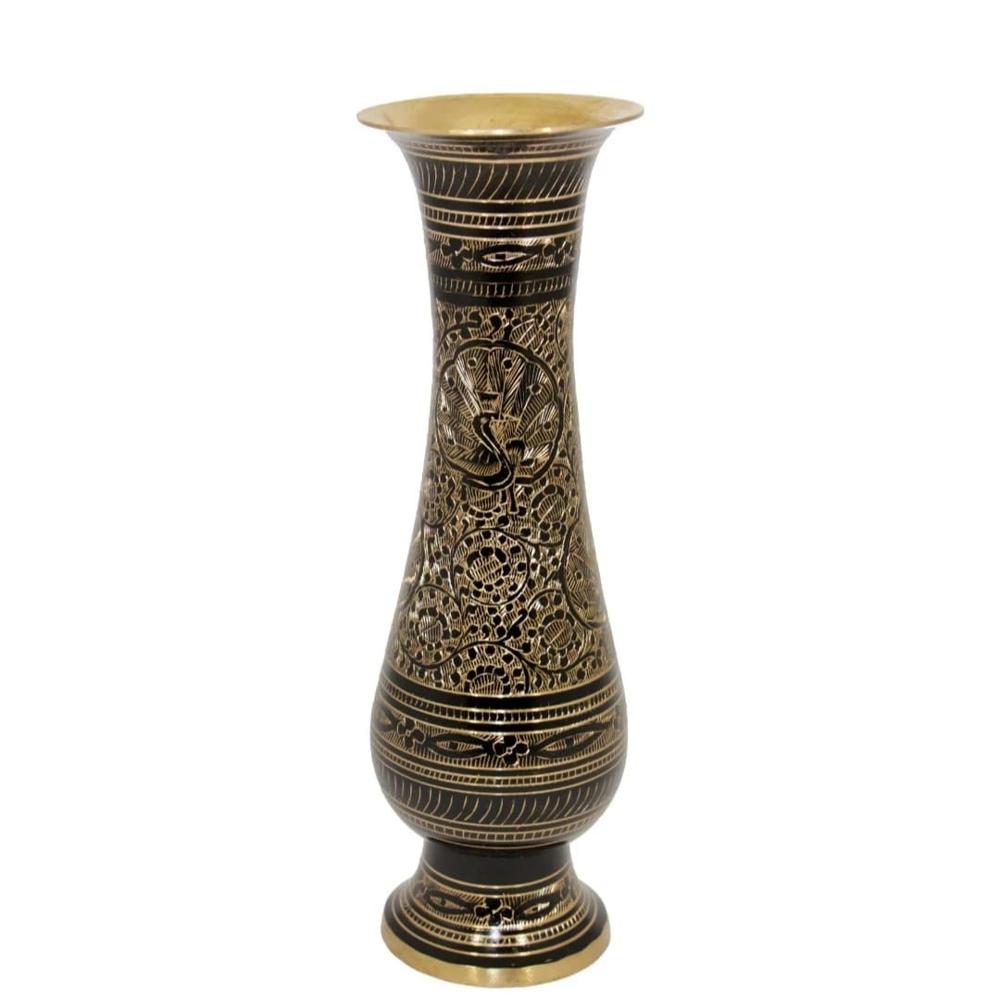 Brass Flower Pots - Color: Golden