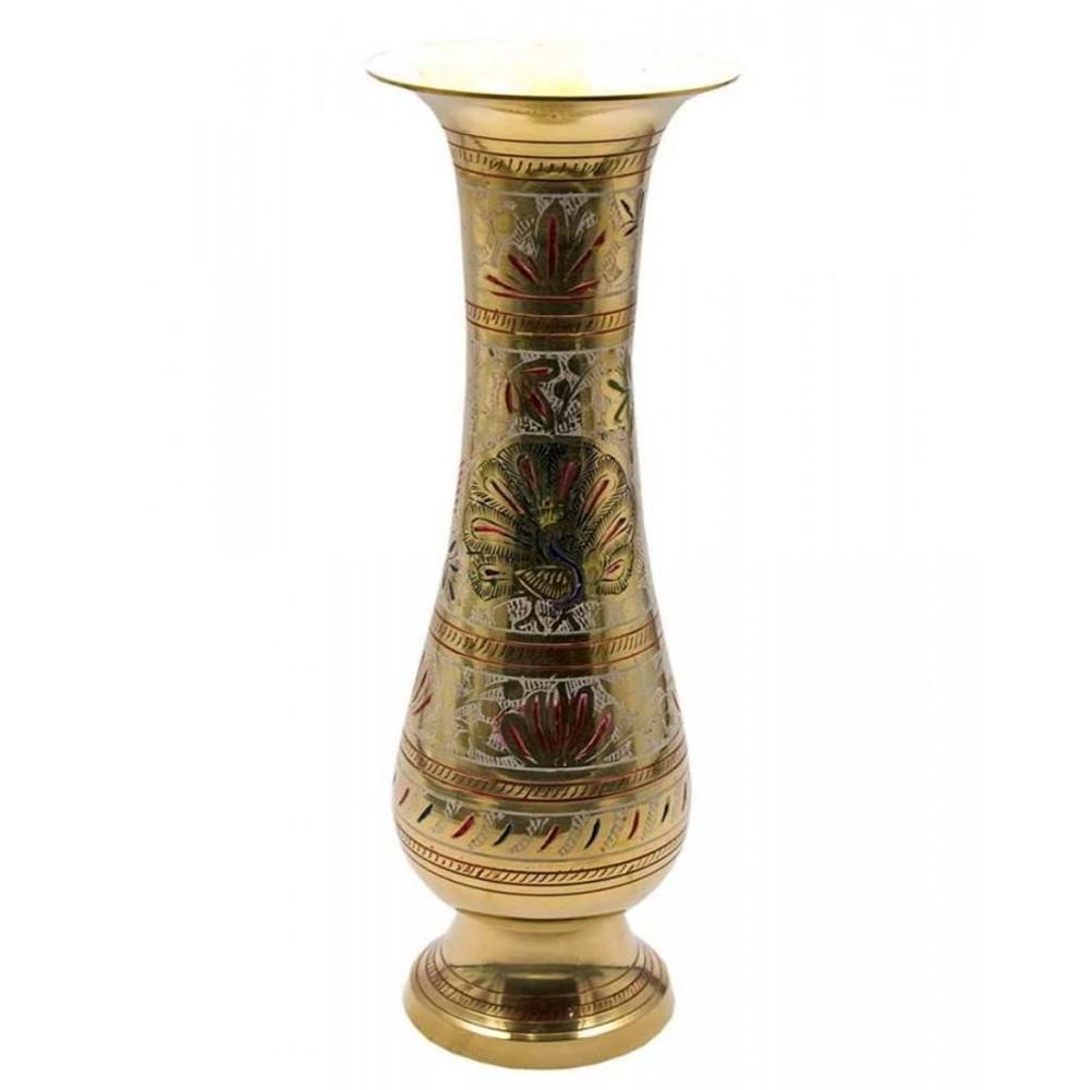 Brass Flower Pots - Color: Golden