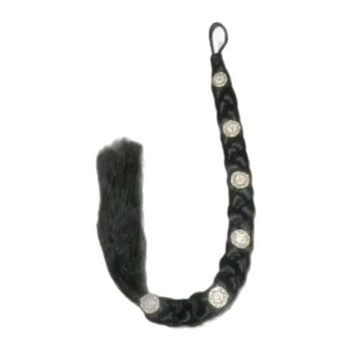 Artificial Silver Flower Hair Extension