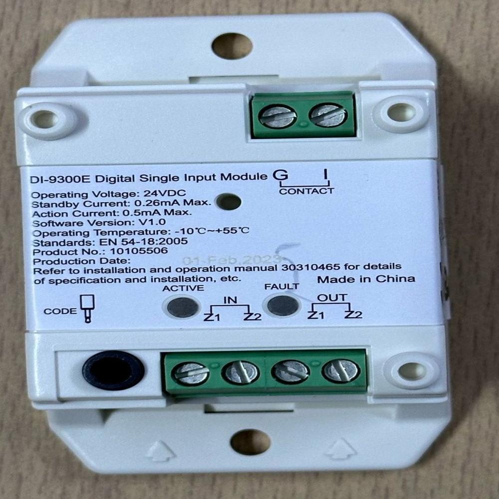 GST Fire alarm DI-9300E - SINGLE INPUT MODULE