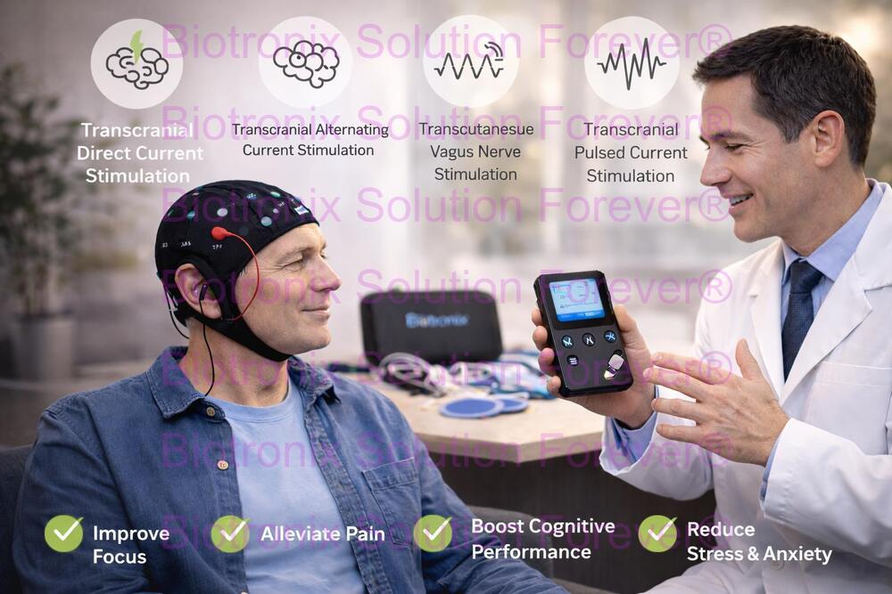Digital Multi Current Brain Stimulation Machine
