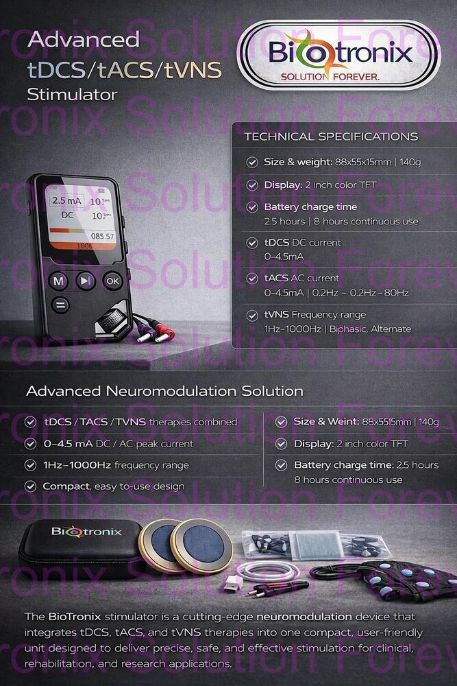 Digital Multi Current Brain Stimulation Machine