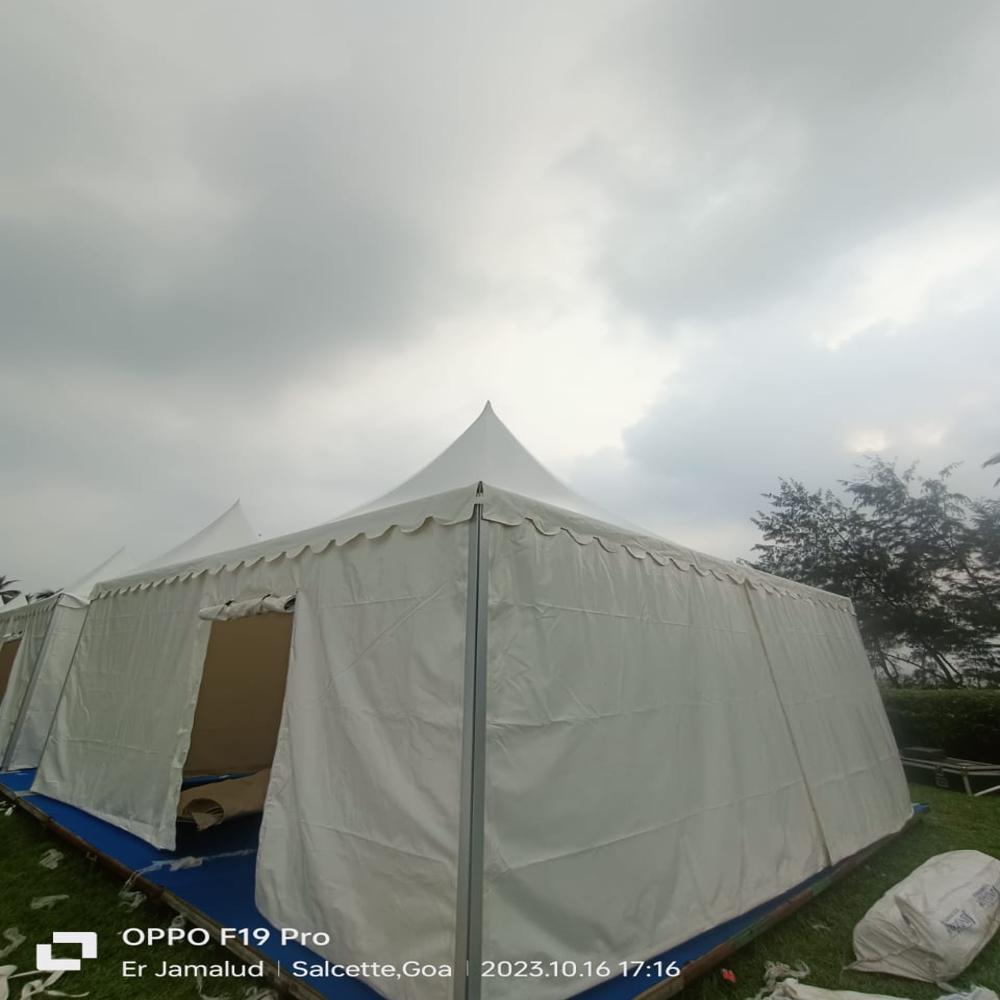 German Pagoda Tent Rental Service - Power Source: Electrical