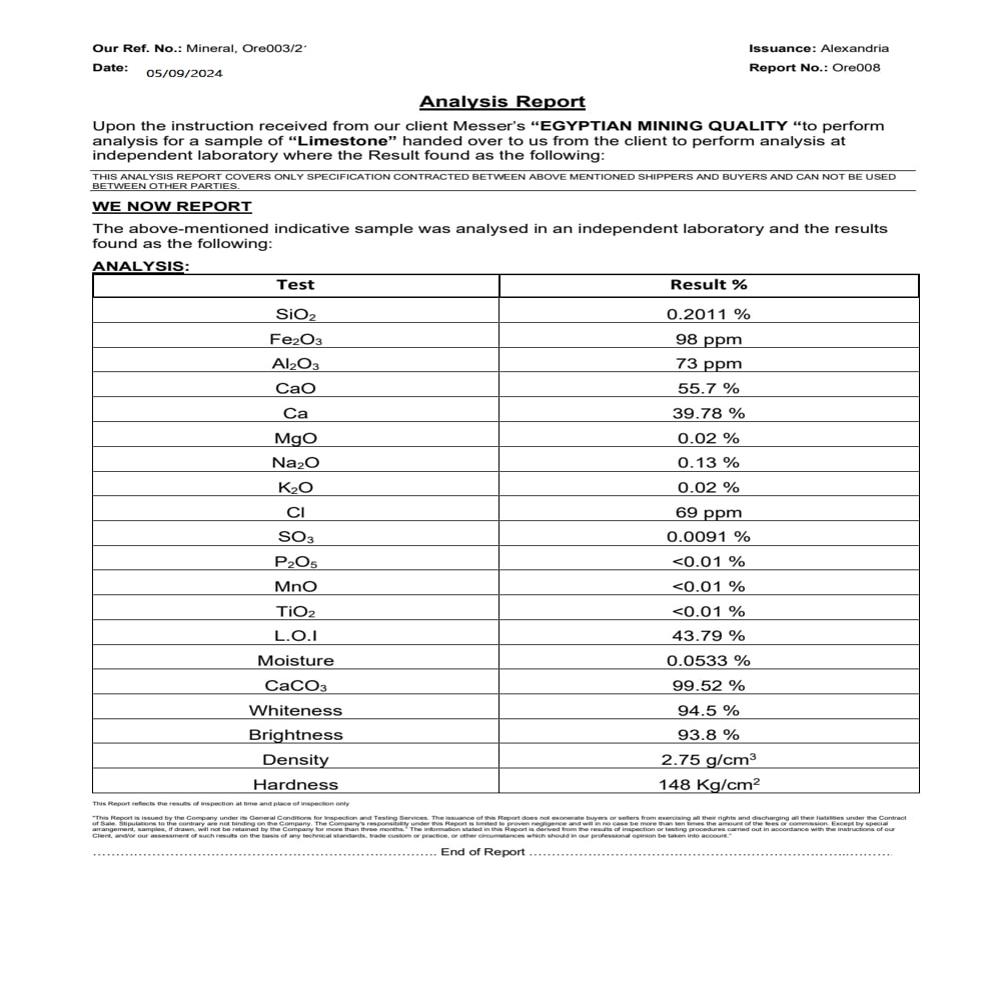 High Grade Lime Stone
