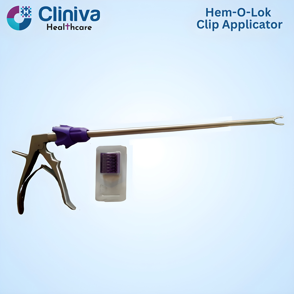 Stainless Steel Reusable Hemo Lock Clip Applicator