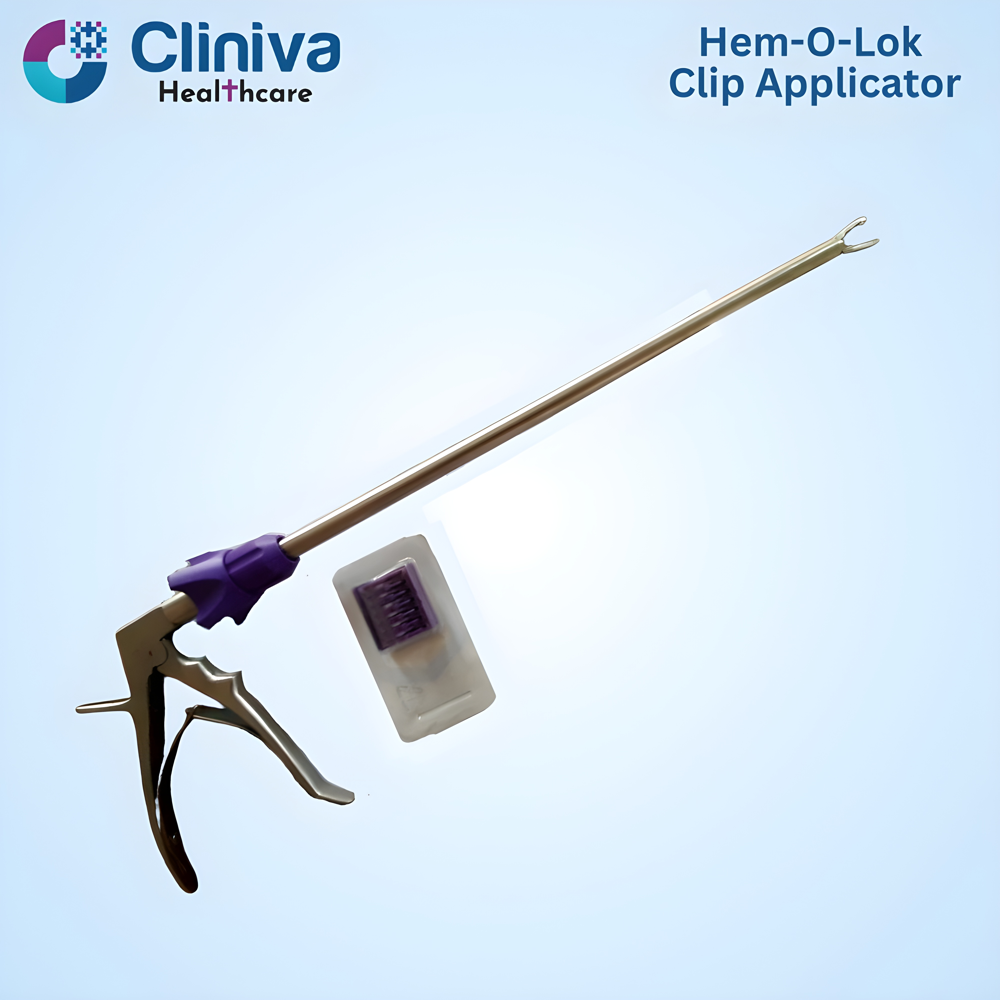 Stainless Steel Reusable Hemo Lock Clip Applicator
