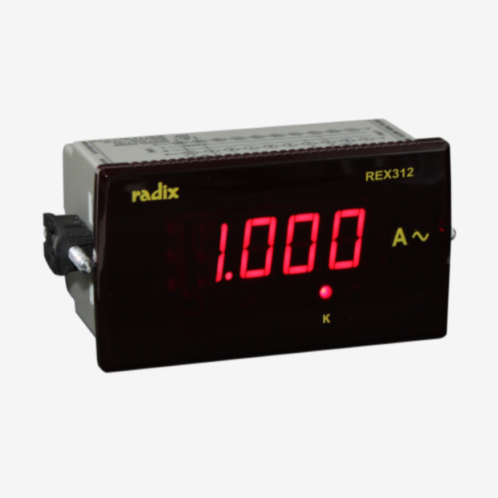 Rex312 Single Phase Ammeter 96w X 48h X 50d - Accuracy: 1  %
