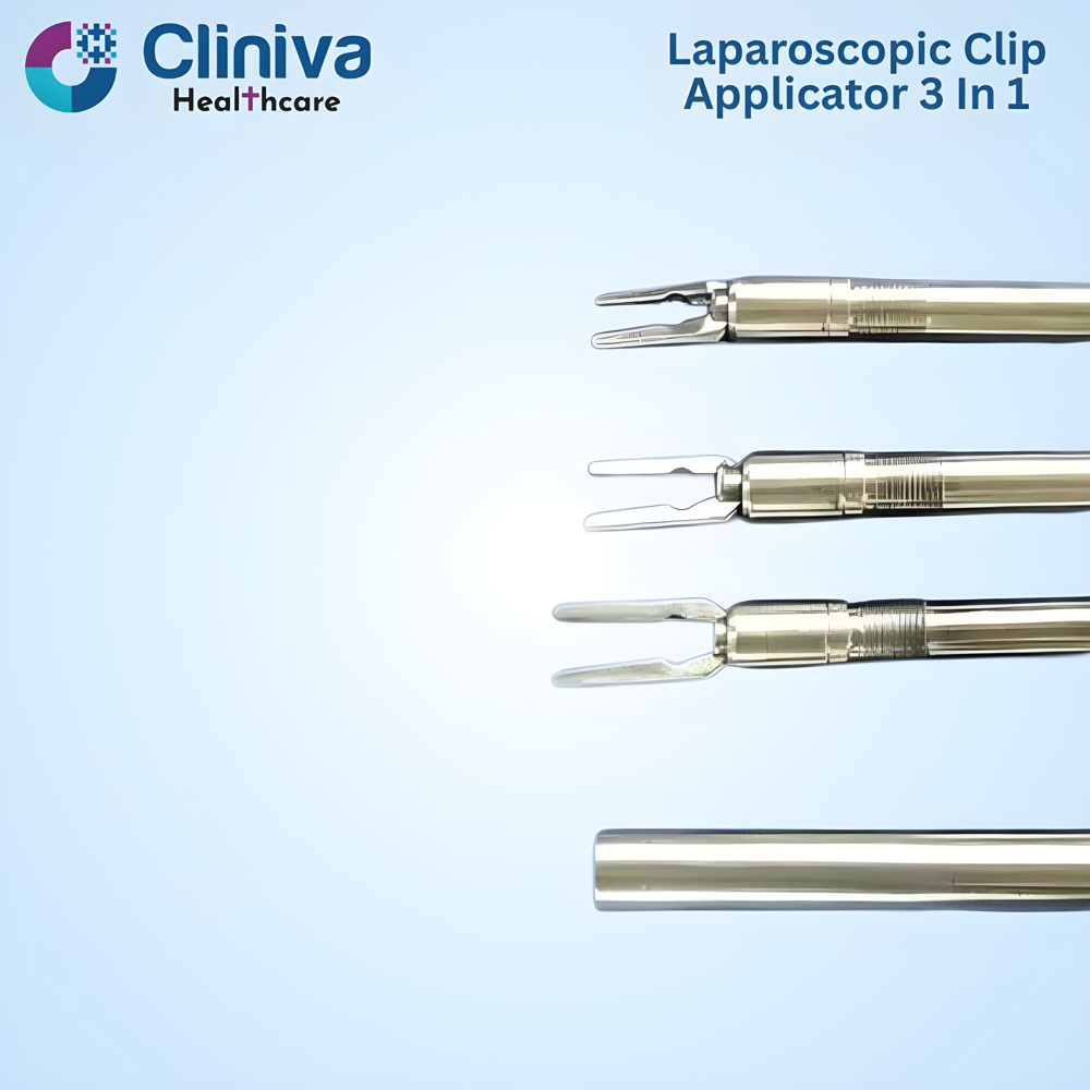 Laparoscopic Clip Applicator 3 In 1