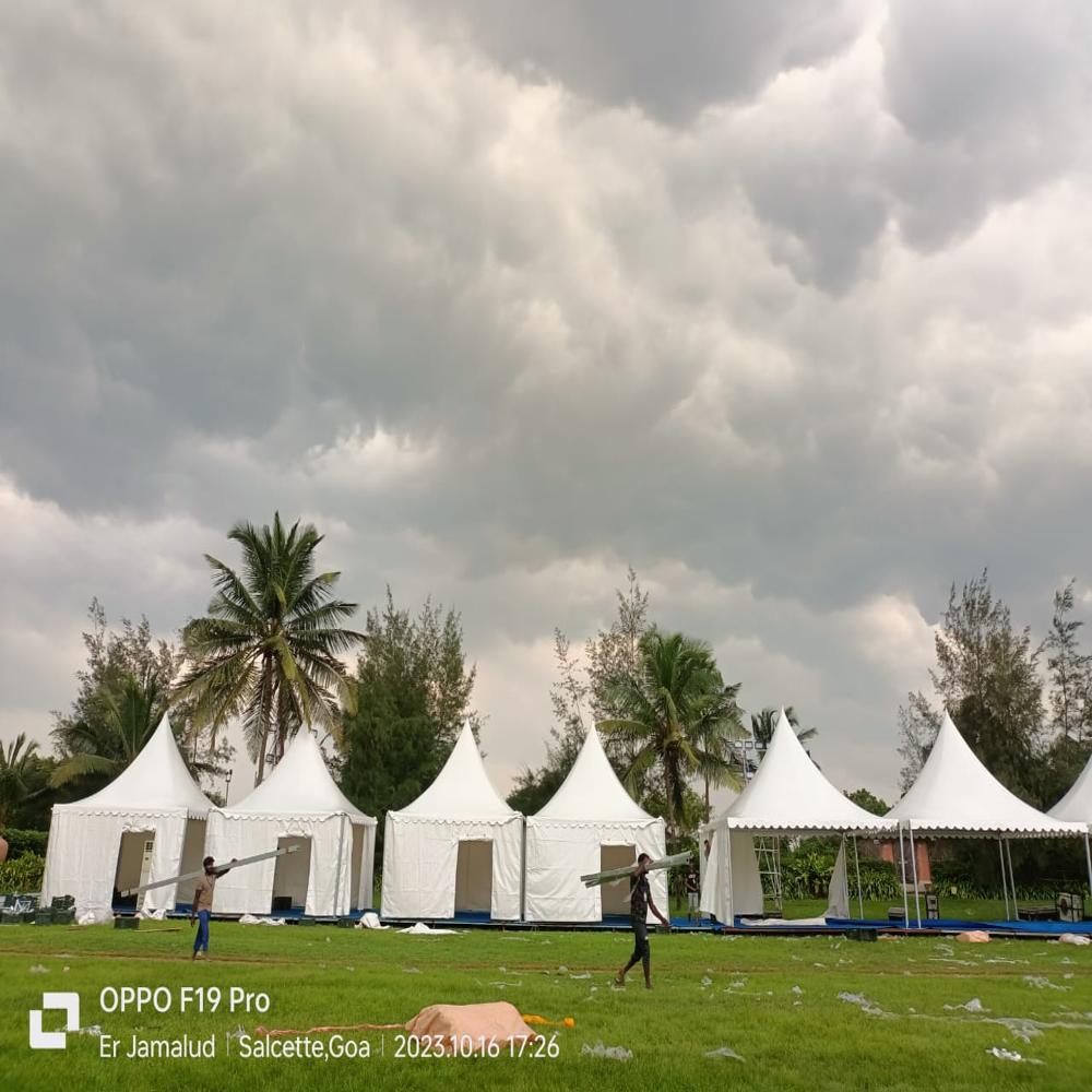 German pagoda Visual Tent Rental Service
