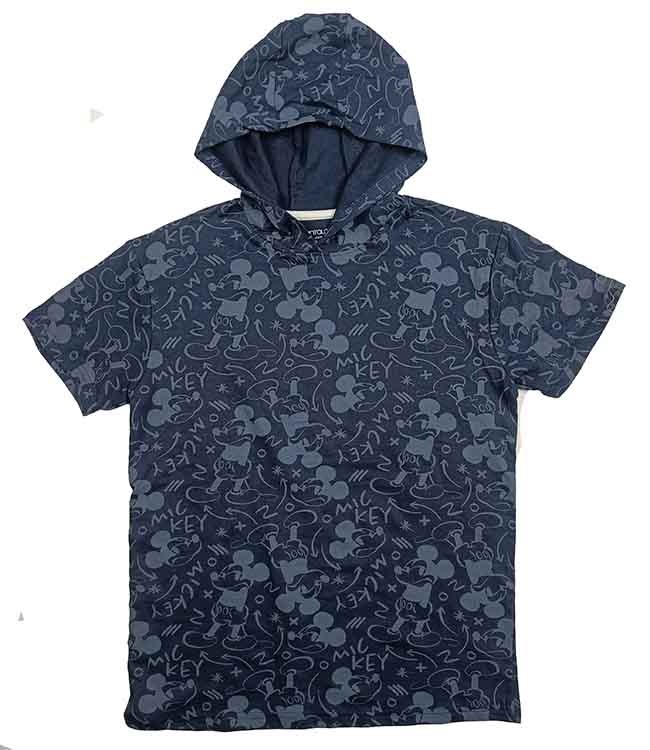 B16474 Older Boys Hooded French Terry T-Shirt