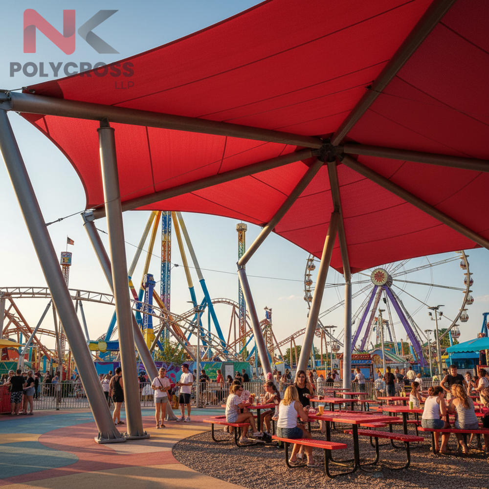 Amusement Park Sun Shade