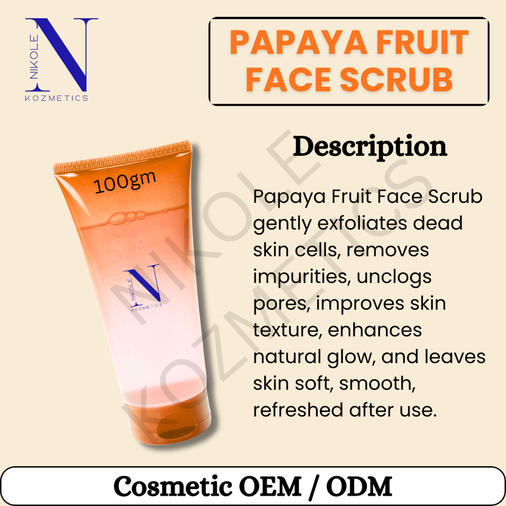 Papaya Fruit Face Scrub