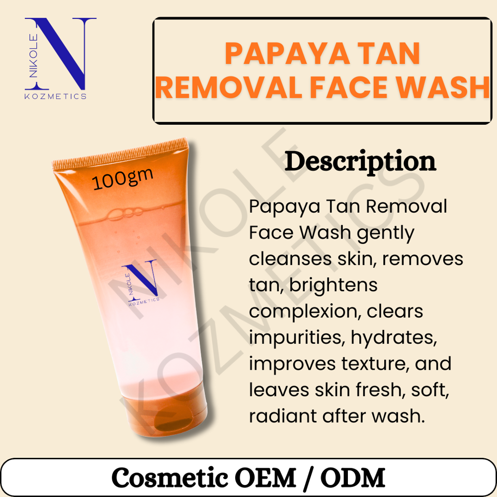 Papaya Tan Removal Face Wash