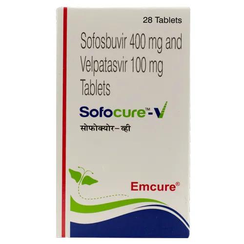 500mg Sofocure V Sofosbuvir Velpatasvir Tablets