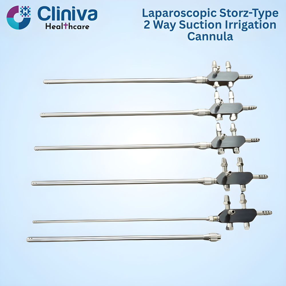 Laparoscopic Storz-Type 2 Way Suction Irrigation Cannula
