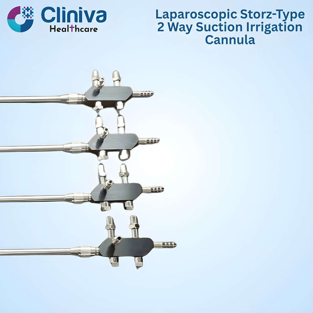 Laparoscopic Storz-Type 2 Way Suction Irrigation Cannula