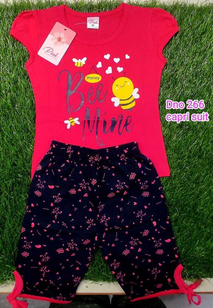 DNo 266 Pink Capri Suit