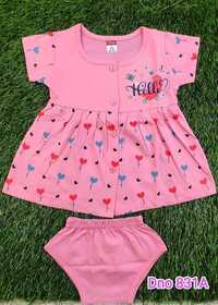 DNo 831A Pink Colour Hs Frock Suit