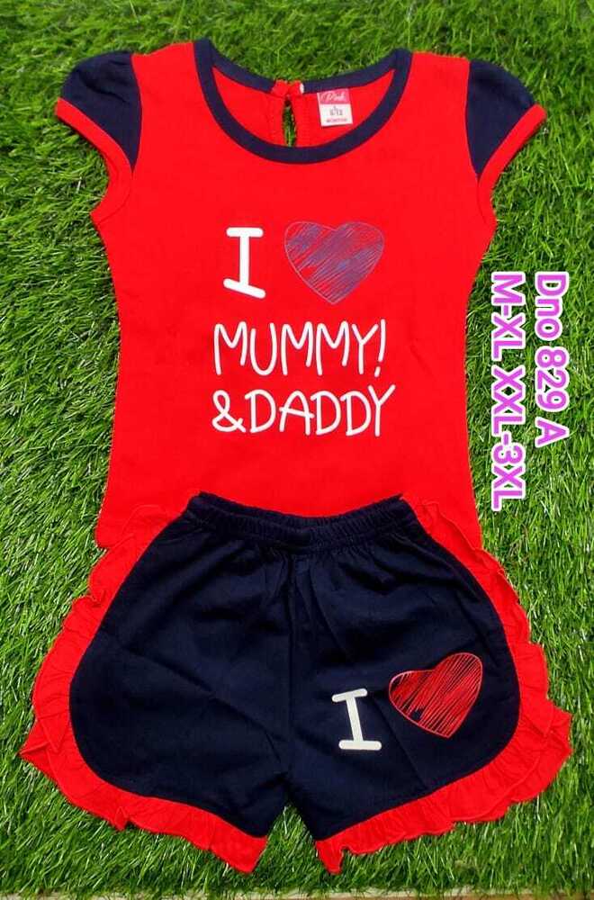 DNo 829A Red Hot Pant Suit