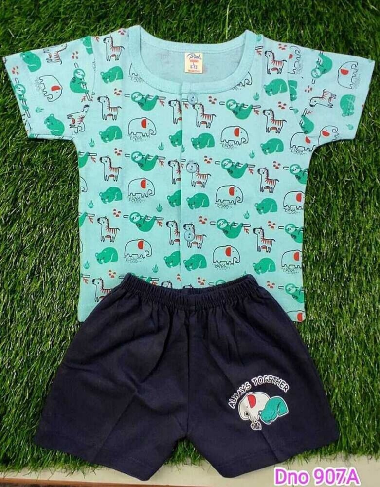 Dno 907A Sky Blue Hs Boys Suit Infant - Bust Size: Custom Fit