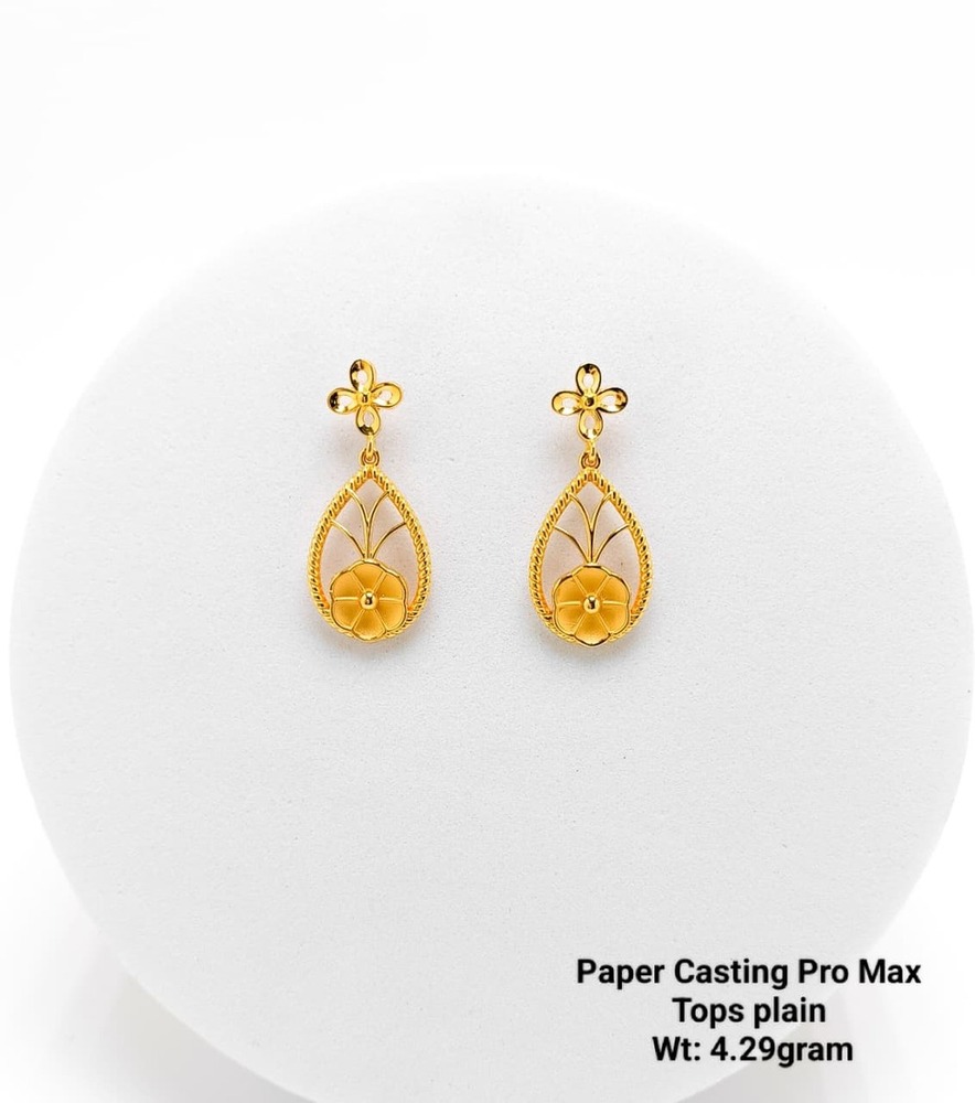 22KT New Design Gold Paper Casting Pro Max Tops Plain