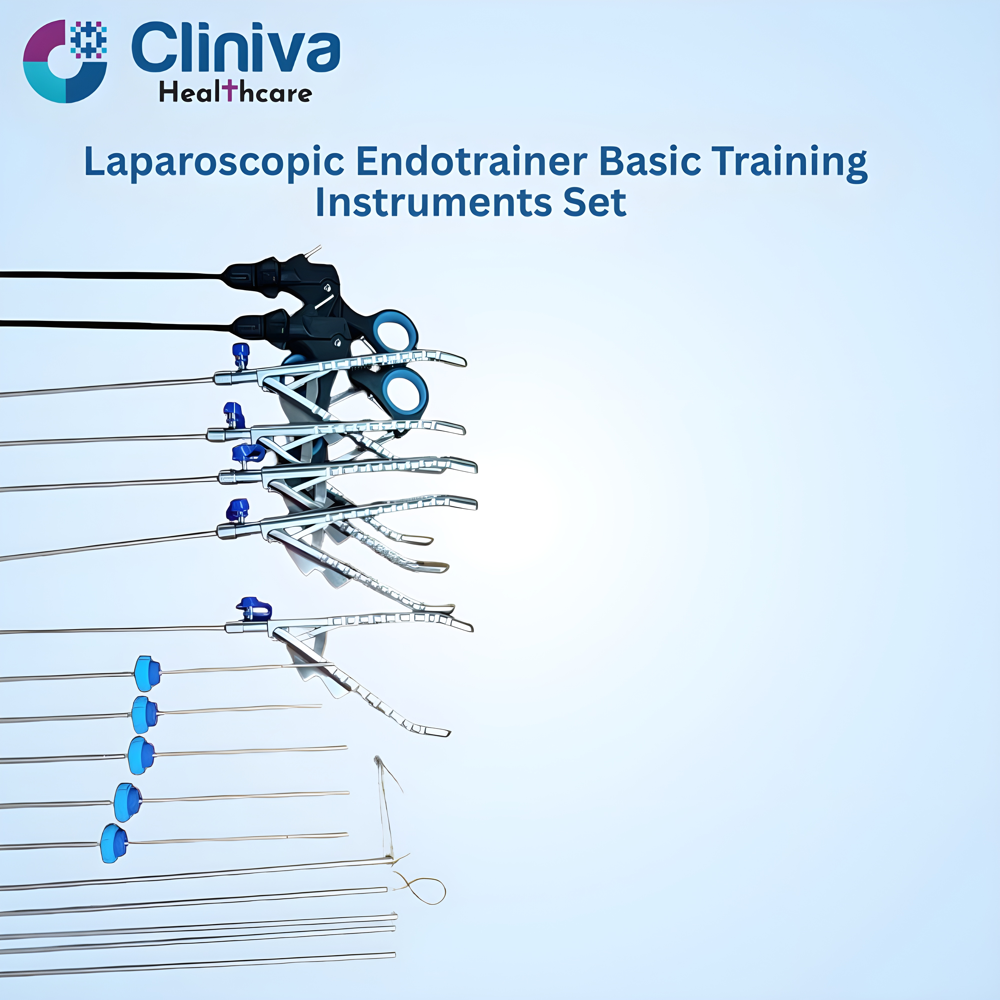 Laparoscopic Endotrainer Basic Training Instruments Set 5mmx330mm - Application: Hospital