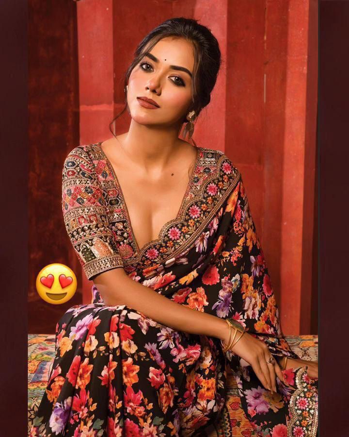 Designer Digital Print Party Saree