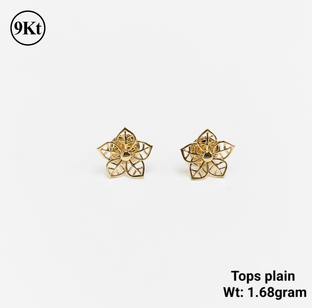 9KT Gold Tops Plain
