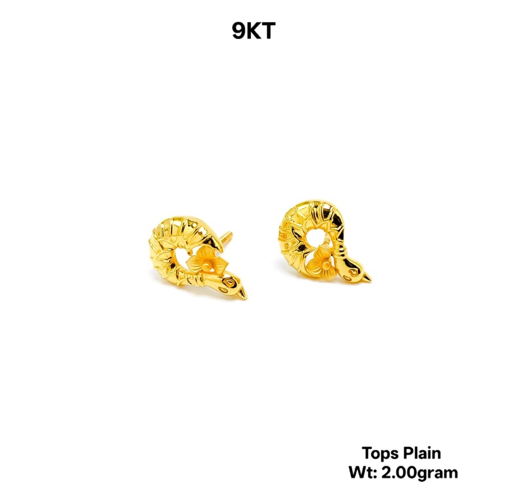 9KT Gold Tops Plain
