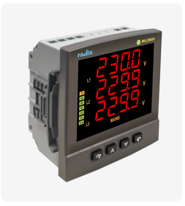 Multifunction Meter with LED Display MLD 605 Without Communication (Radix)