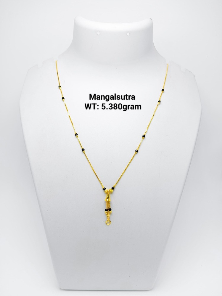 22KT New Design Gold Tiranga Mala