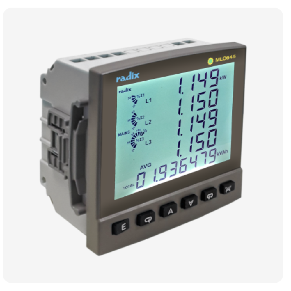 Multifunction Meter with LED Display MLC645  With RS485 Communication (Radix)