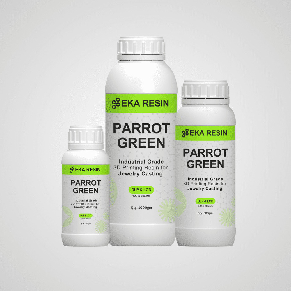 EKA Resin Castable Resin for Jewelry 3D Printer, Green