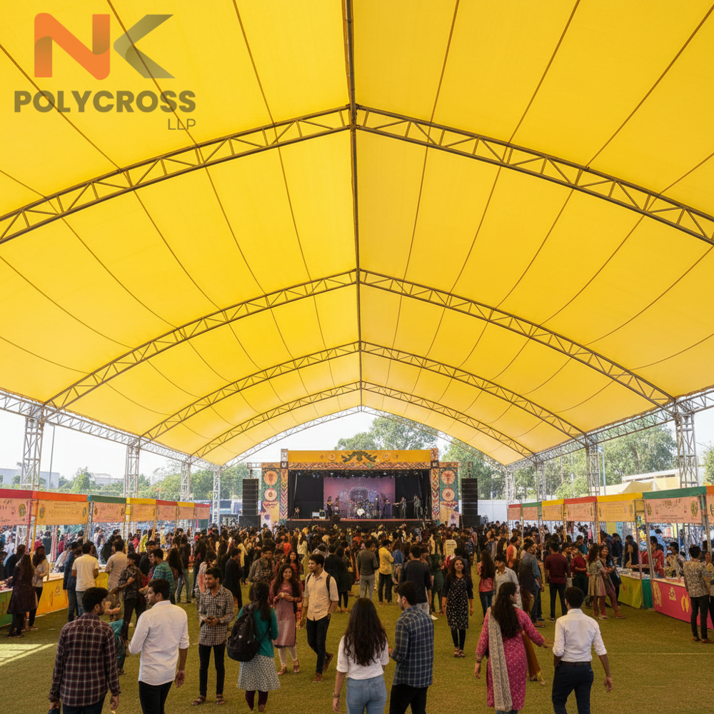 School Assembly Tent - Color: Blue