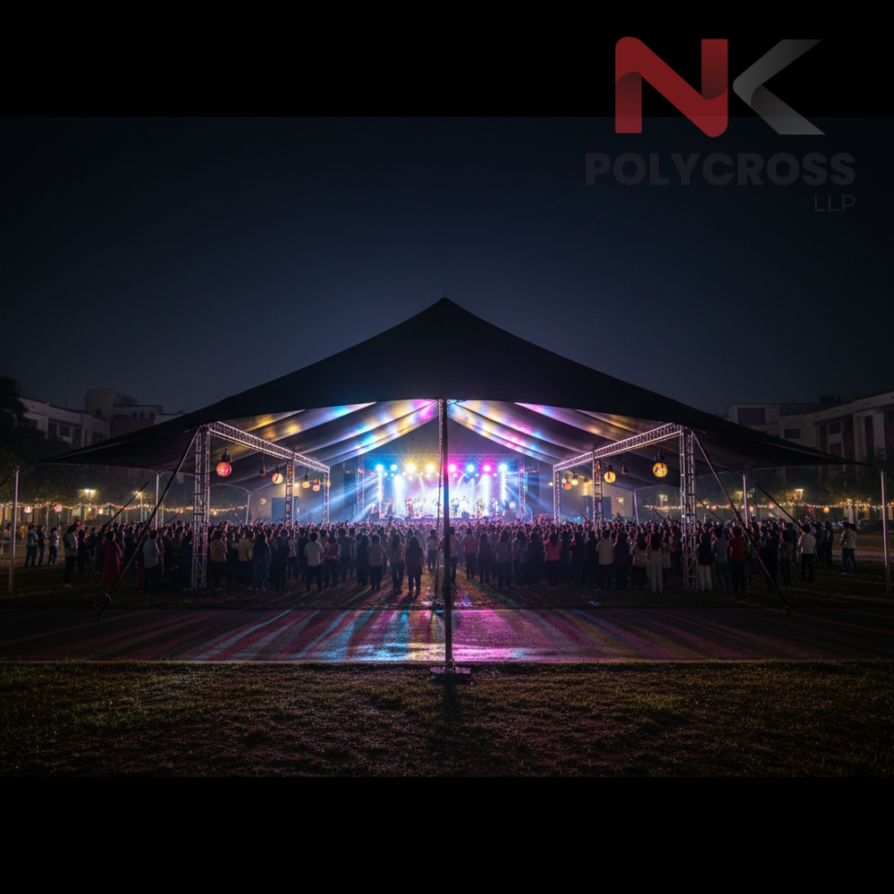 School Assembly Tent - Color: Blue