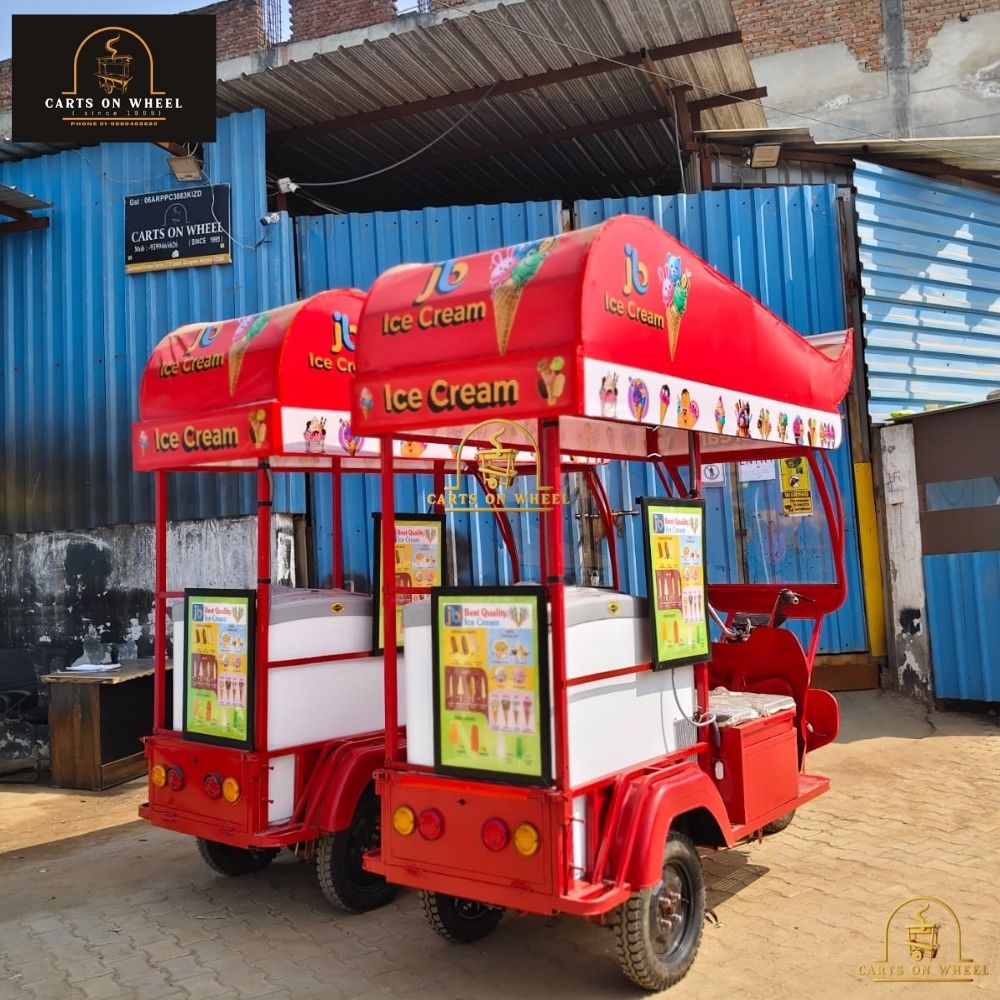 JB Ice Cream cart by Cartsonwheel