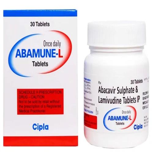 800mg Abamune L Abacavir Sulphate Lamivudine Tablets