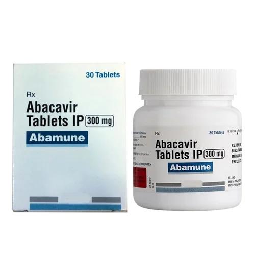 300Mg Abamune Abacavir Sulphate Tablets - Life Span: 24 Months From Manufacturing